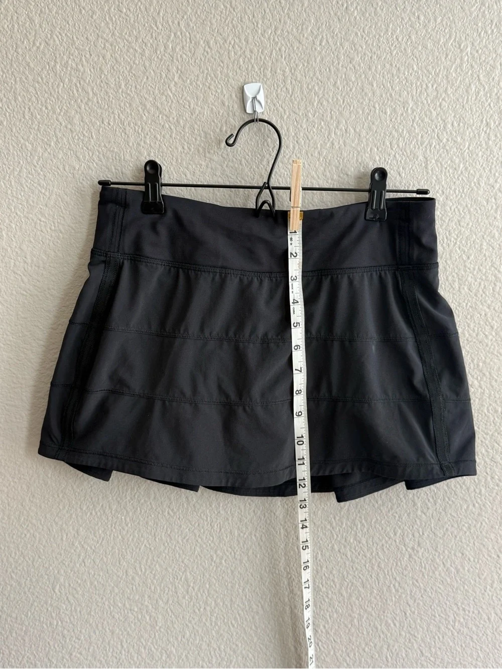 lululemon athletica Black Athletic Skort with Built-In Shorts